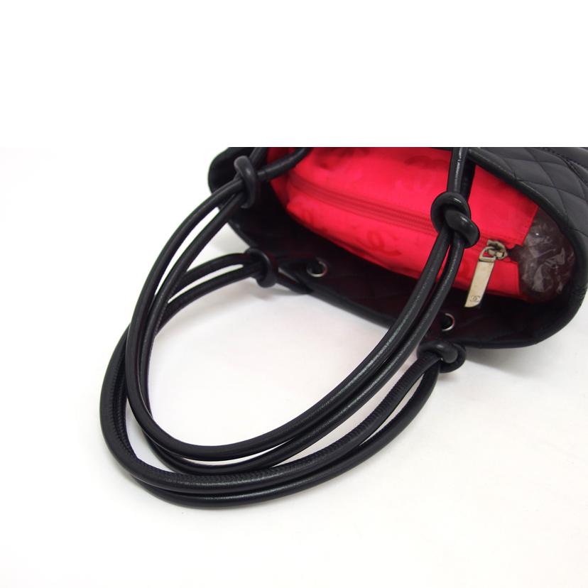 CHANEL シャネル/カンボンライントートバッグ/ブラック×ピンク/A25166//151*****/ABランク/04