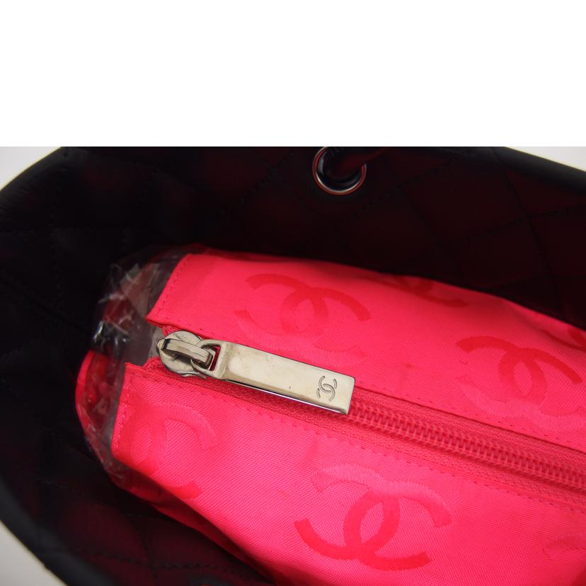 CHANEL シャネル/カンボンライントートバッグ/ブラック×ピンク/A25166//151*****/ABランク/04