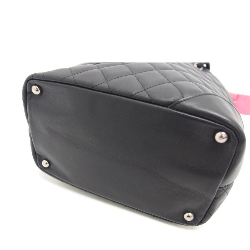 CHANEL シャネル/カンボンライントートバッグ/ブラック×ピンク/A25166//151*****/ABランク/04