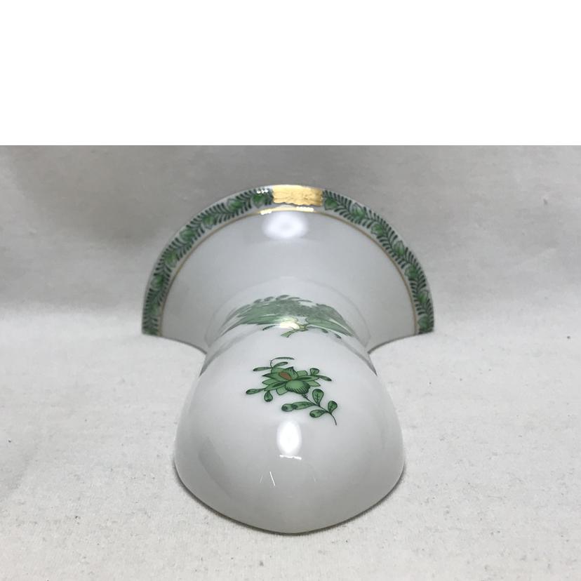 HEREND ヘレンド/アポニーグリーン ウォールベース 壁掛け用花瓶//ABランク/51