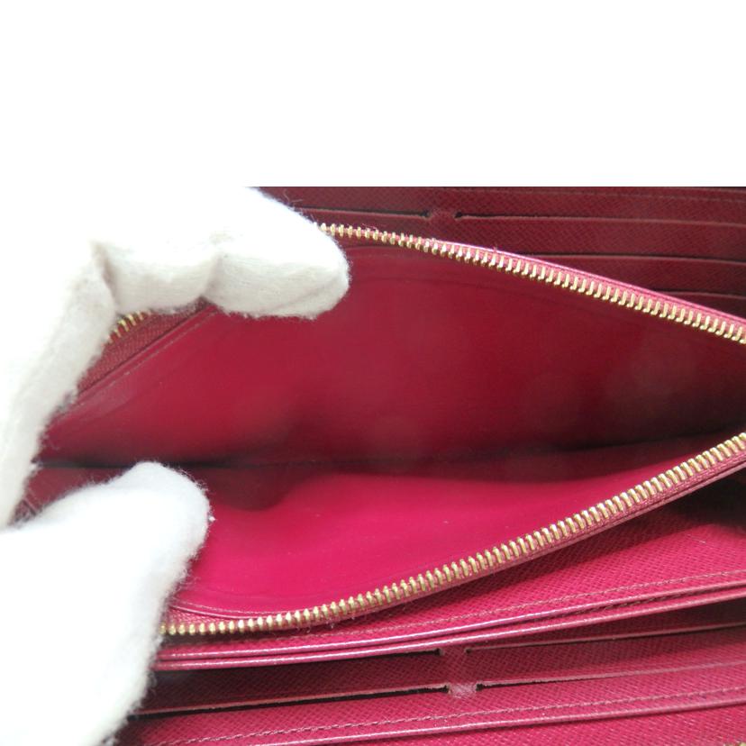 LV ルイヴィトン/ジッピー・ウォレット/モノグラム/フューシャ/M41895//LM4***/Bランク/84