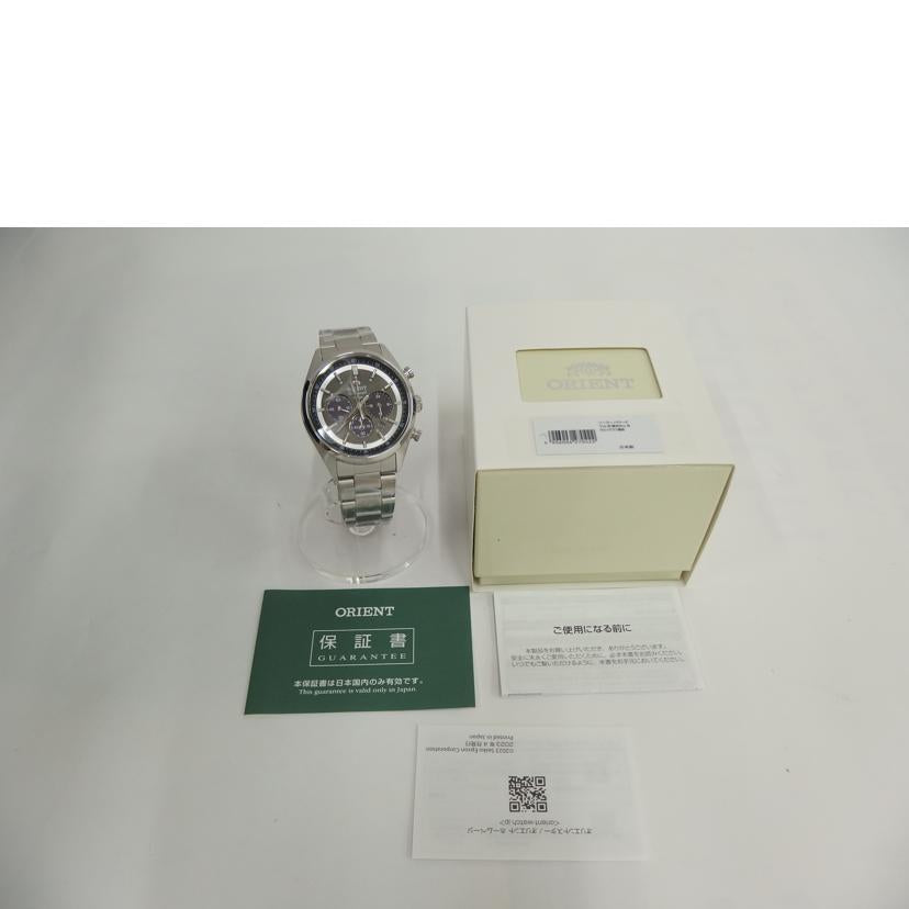 ORIENT オリエント/クロノグラフソーラー【未使用品】/TX00-C0-B//C43****/SAランク/82