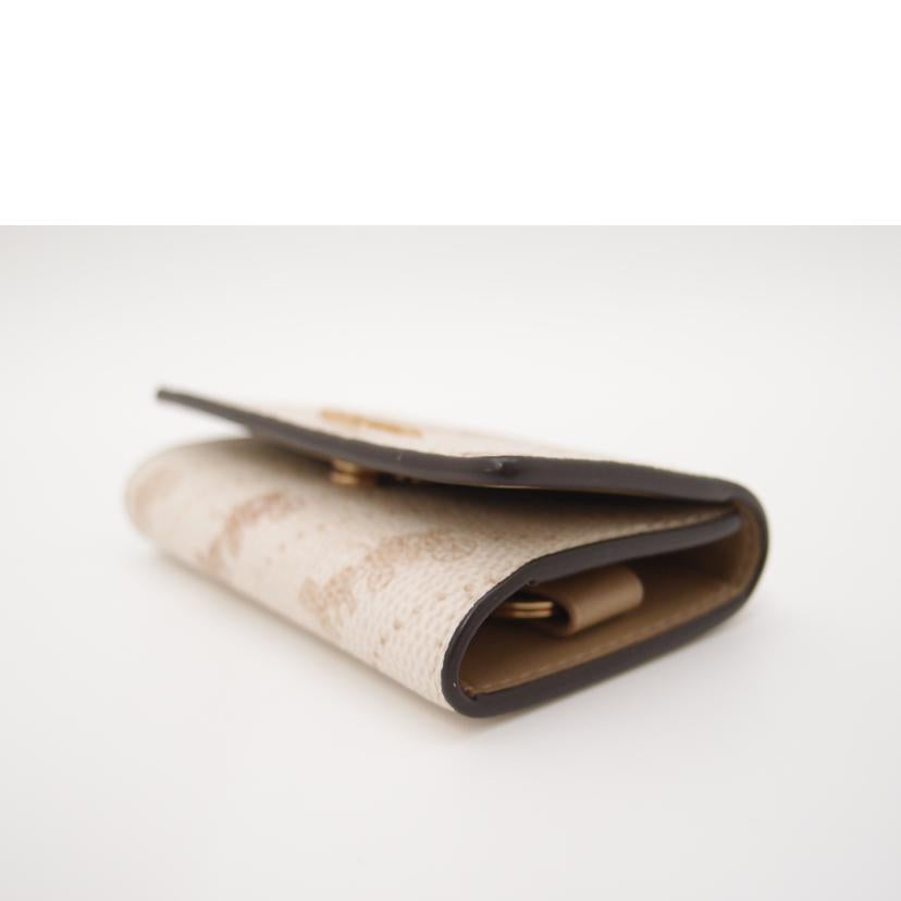 COACH コーチ キーケース 白 レディース/キーリング付5連キーケース/ホワイト/C4472//B22**/SAランク/69