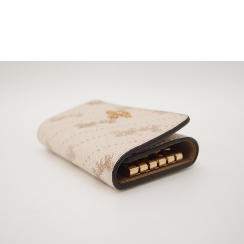 COACH コーチ キーケース 白 レディース/キーリング付5連キーケース/ホワイト/C4472//B22**/SAランク/69