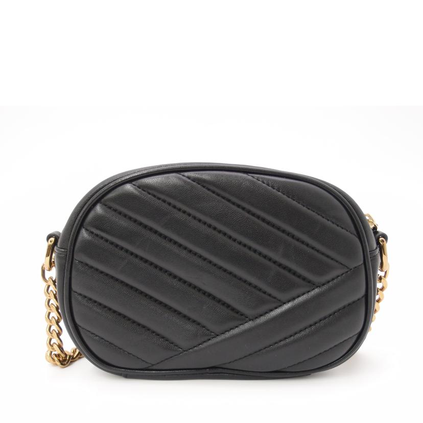 TORY BURCH トリーバーチ/キラシェプロン チェーンショルダー/ブラック//Aランク/69