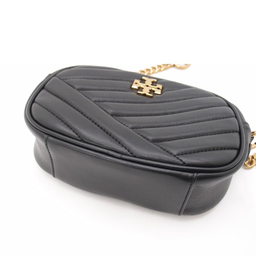 TORY BURCH トリーバーチ/キラシェプロン チェーンショルダー/ブラック//Aランク/69