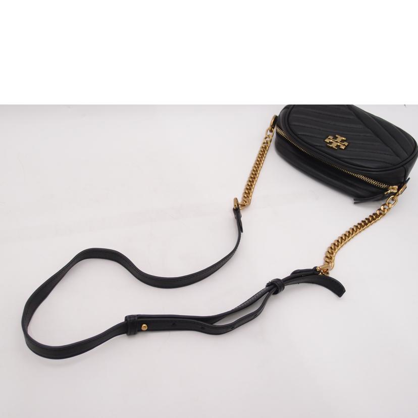 TORY BURCH トリーバーチ/キラシェプロン チェーンショルダー/ブラック//Aランク/69