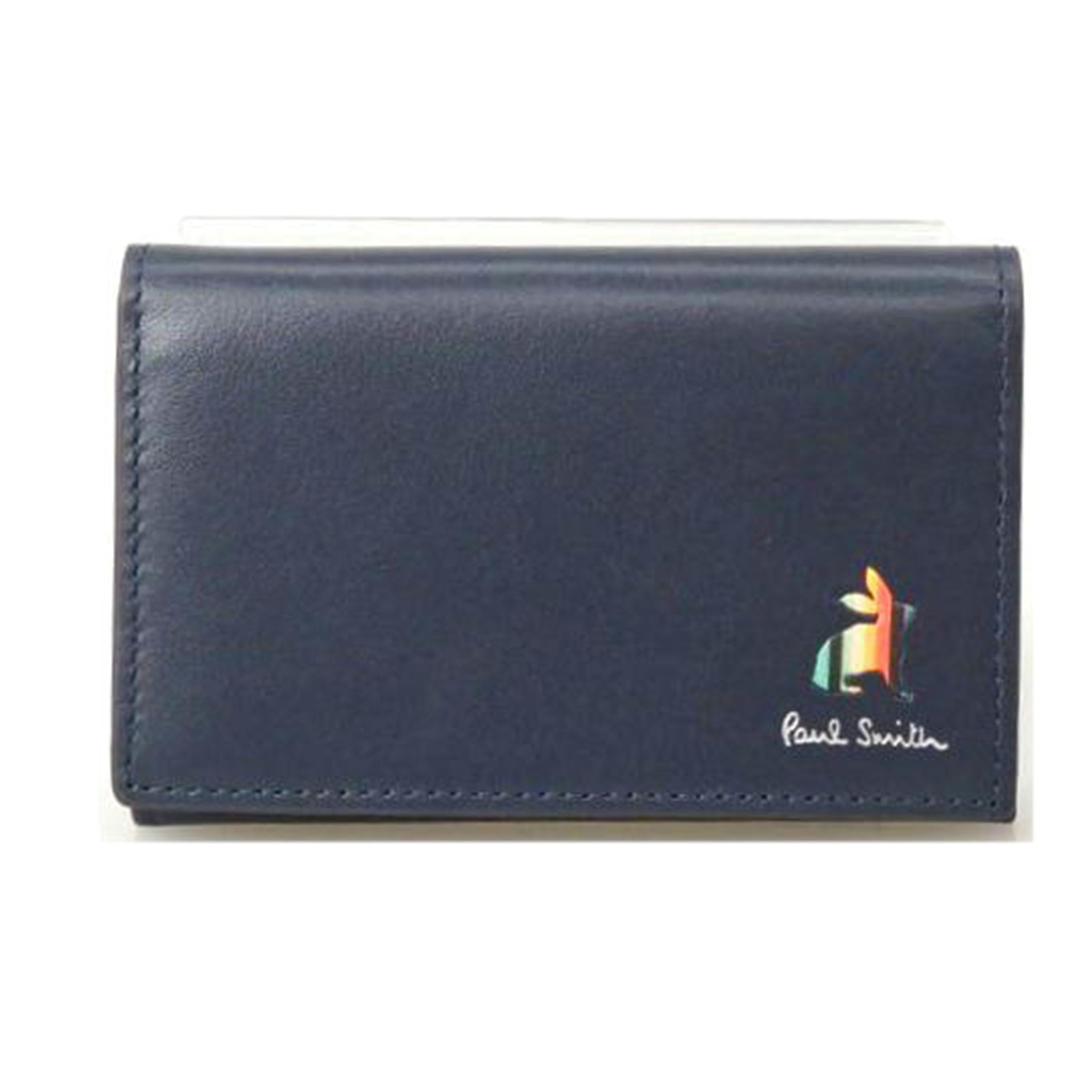 PaulSmith ポールスミス/マーケトリーストライプラビット カードケース/BPS653//SAランク/76