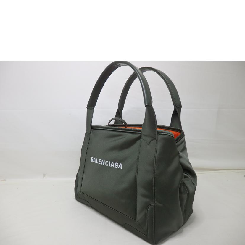 BALENCIAGA バレンシアガ/ネイビーカバス/ナイロン/カーキ系/339933//319**********/Aランク/84