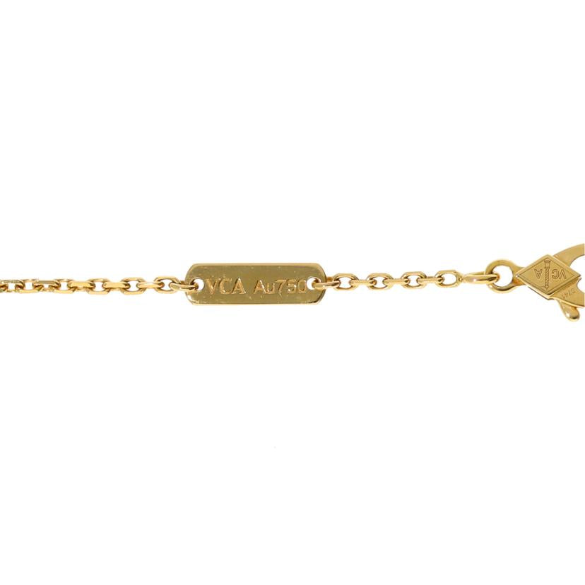 Van Cleef&Arpels ヴァンクリフアンドアーペル/VCA/750YGヴィンテージアルハンブラマラカイトネックレス /5.2/42cm//JA212172/Aランク/75