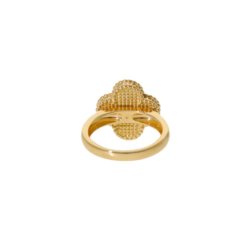 Van Cleef&Arpels ヴァンクリフアンドアーペル/VCA/750YGヴィンテージアルハンブラマザ-オブパールダイヤリング1PD/#11 /6.8//JE293074/#51/Aランク/75
