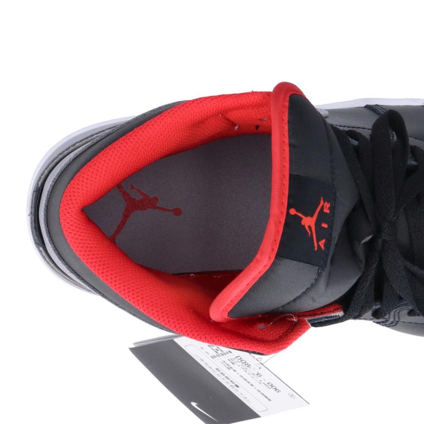 nike ナイキ/エアージョーダン1 MID/グレー×ブラック×レッド/未使用/DQ8426-006//Sランク/93