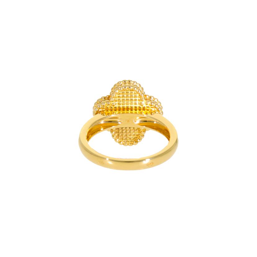 Van Cleef&Arpels ヴァンクリフアンドアーペル/VCA/750YGヴィンテージアルハンブラオニキスダイヤリング1PD/#13/6.7//JE561708/#53/Aランク/75
