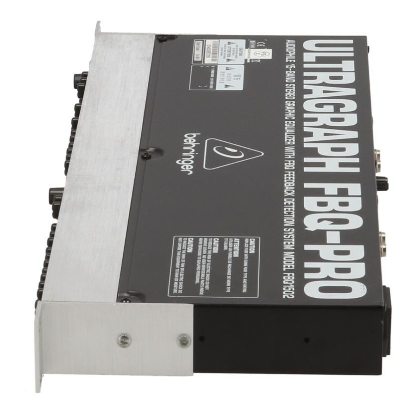 BEHRINGER ベリンガー/グラフィックイコライザー/ULTRAGRAPH PRO/FBQ1502//S1403557205/Bランク/62