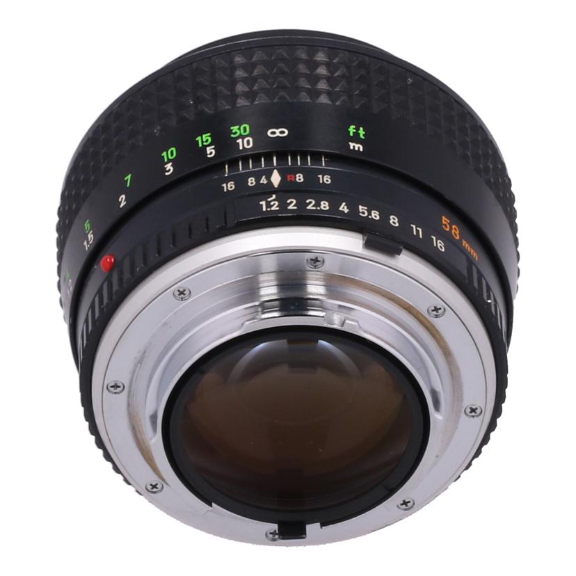 MINOLTA ミノルタ/交換レンズ/58mm/MC ROKKOR 58mm F1.2//2747820/BCランク/09