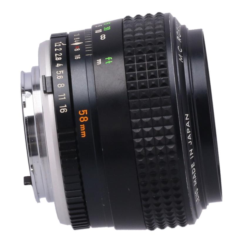 MINOLTA ミノルタ/交換レンズ/58mm/MC ROKKOR 58mm F1.2//2747820/BCランク/09