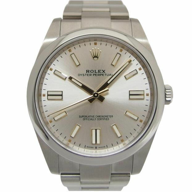 ROLEX ロレックス/オイスターパーペチュアル41/自動巻/シルバー文字盤/124300//1Q3*****/SAランク/04