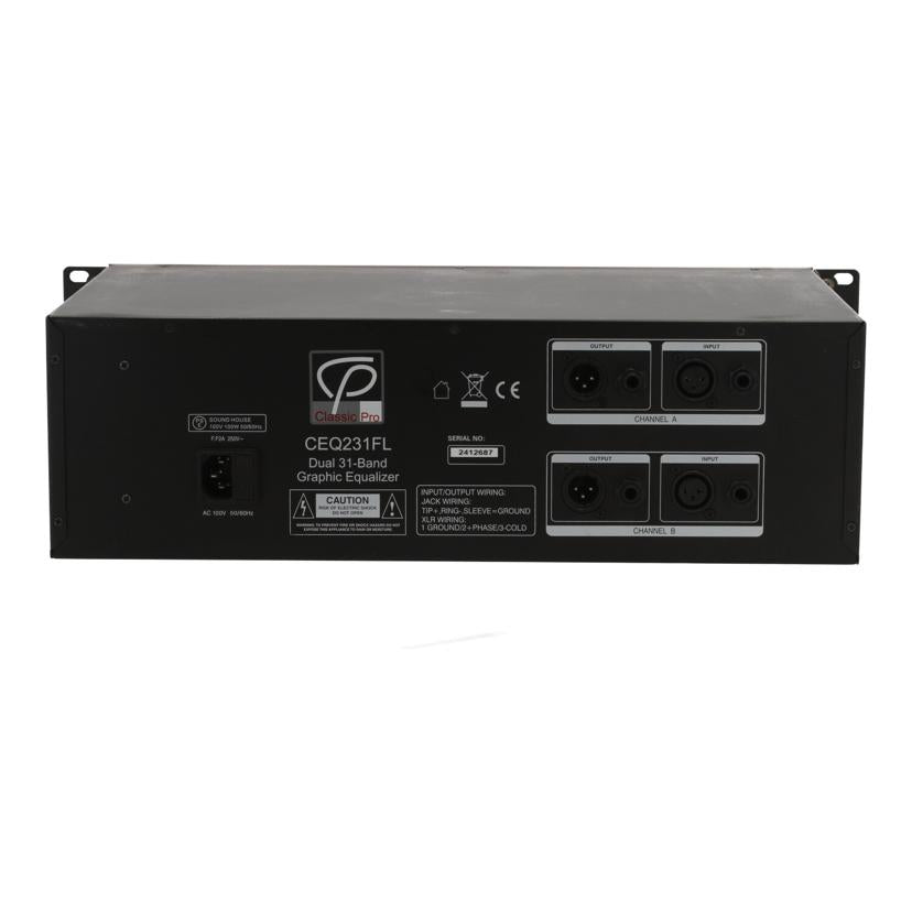 Classic Pro クラシックプロ/グラフィックイコライザー/CEQ231FL//2412687/Bランク/62