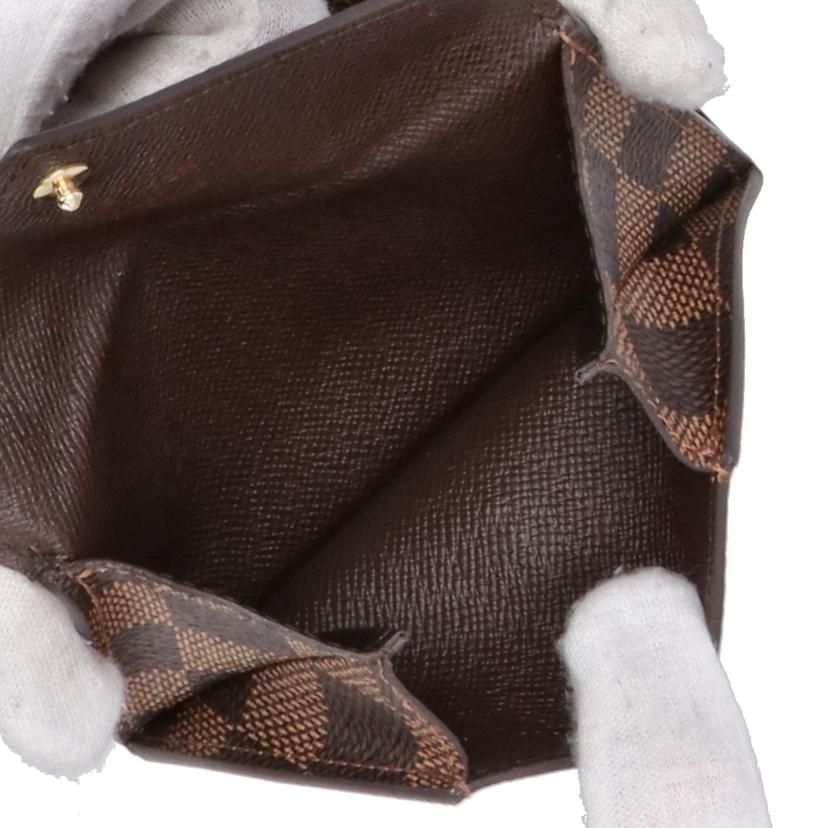 LOUIS VUITTON ルイ・ヴィトン/ポルトフォイユ・オリガミコンパクト/ダミエ/エベヌ/N63099//TR3***/Aランク/18