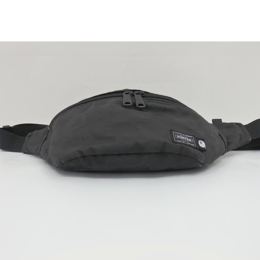 PORTER ポーター/ジャガードカモ ウエストバック Bape×PORTER//Bランク/77