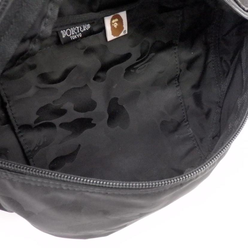 PORTER ポーター/ジャガードカモ ウエストバック Bape×PORTER//Bランク/77