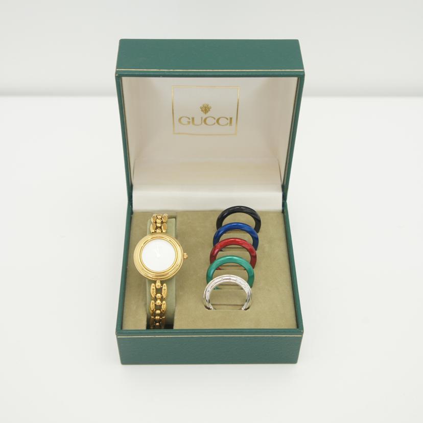 GUCCI グッチ/チェンジベゼルウォッチ/レディース/クオーツ/11/12.2//113****/ABランク/09
