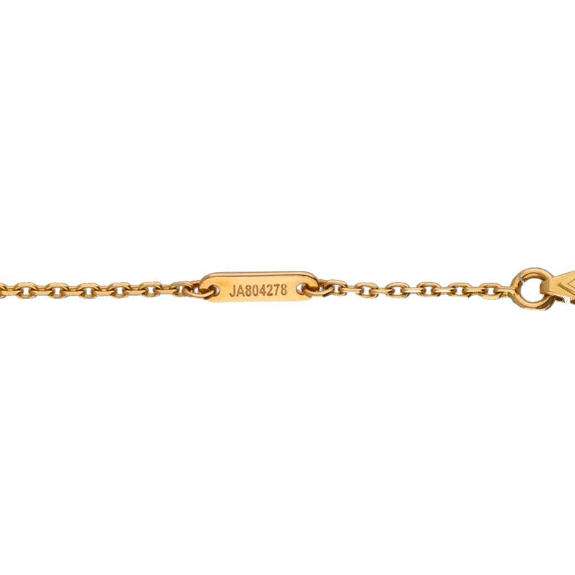 Van Cleef&Arpels ヴァンクリフアンドアーペル/VCA/750PGスウィートアルハンブラカーネリアンネックレス 41cm/2.9//JA804278/Aランク/75