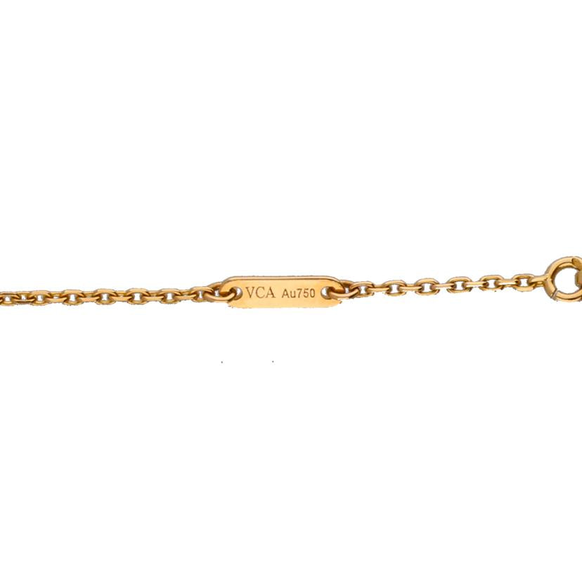 Van Cleef&Arpels ヴァンクリフアンドアーペル/VCA/750PGスウィートアルハンブラカーネリアンネックレス 41cm/2.9//JA804278/Aランク/75