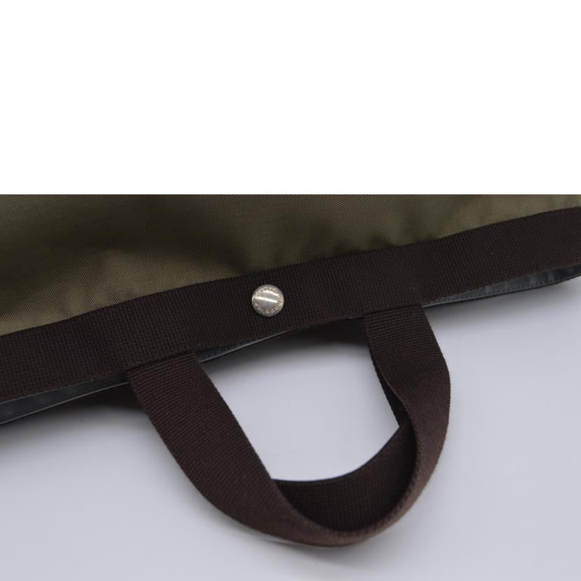 H.Chapelier エルベシャプリエ/エルベシャプリエ コーデュラ舟形ハンド/ライトカーキ/707C 4369//ABランク/89