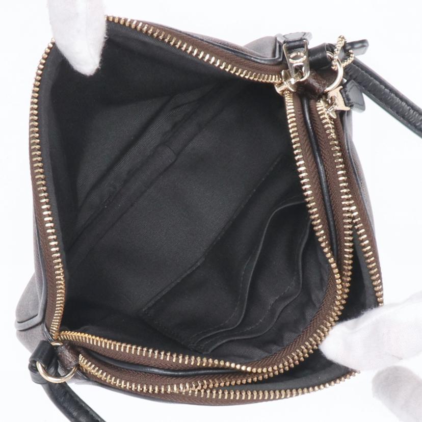 COACH コーチ/シグネチャーポシェットクロスボディ/ダークブラウン/F77996//H19**/Aランク/75