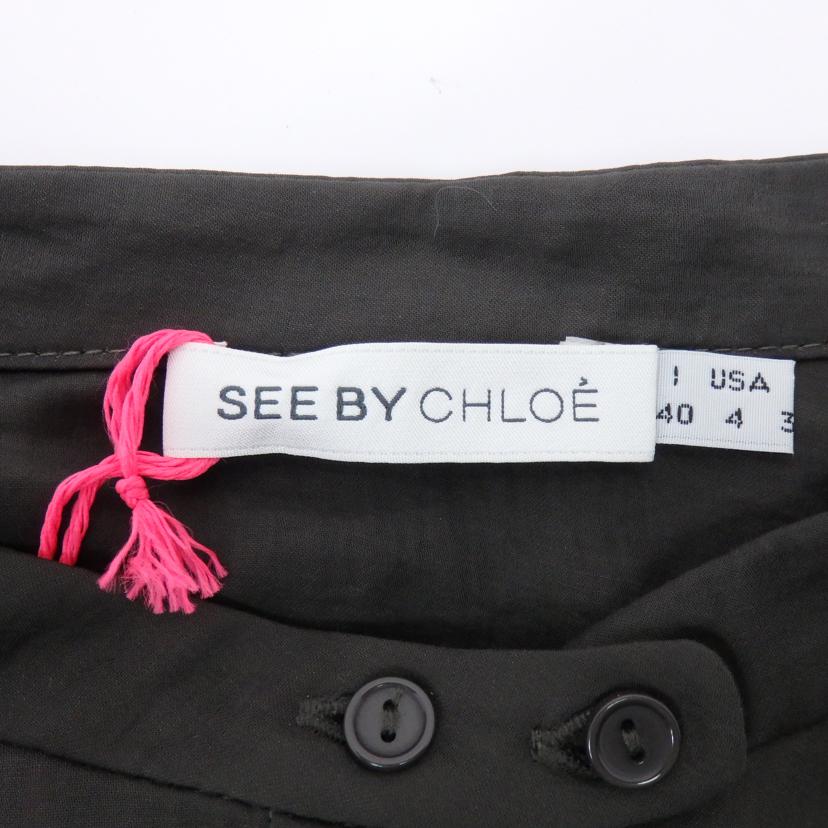 SEE BY CHLOE シーバイクロエ/ロング丈ブラウス ブラウン /VCA7426V-B82//Sランク/77