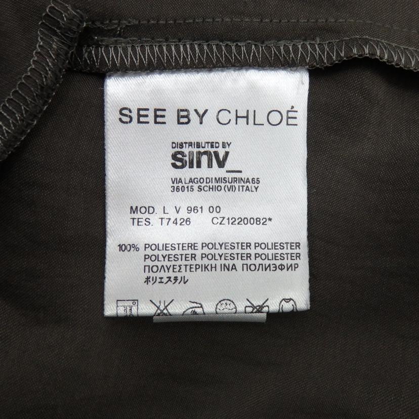 SEE BY CHLOE シーバイクロエ/ロング丈ブラウス ブラウン /VCA7426V-B82//Sランク/77