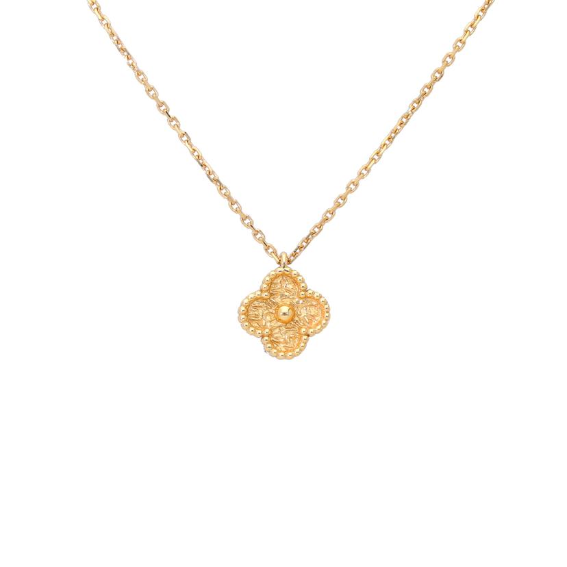 Van Cleef&Arpels ヴァンクルフアンドアーペル/VCA/750PGスウィートアルハンブラネックレス 44cm/3.6//JB131931/Aランク/75