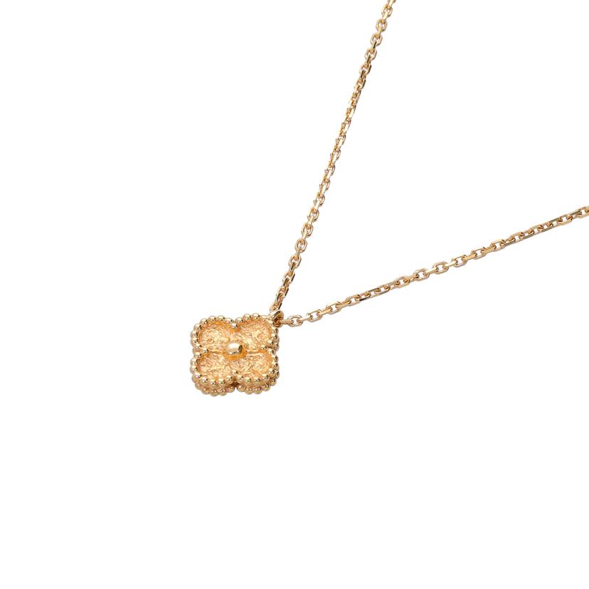 Van Cleef&Arpels ヴァンクルフアンドアーペル/VCA/750PGスウィートアルハンブラネックレス 44cm/3.6//JB131931/Aランク/75