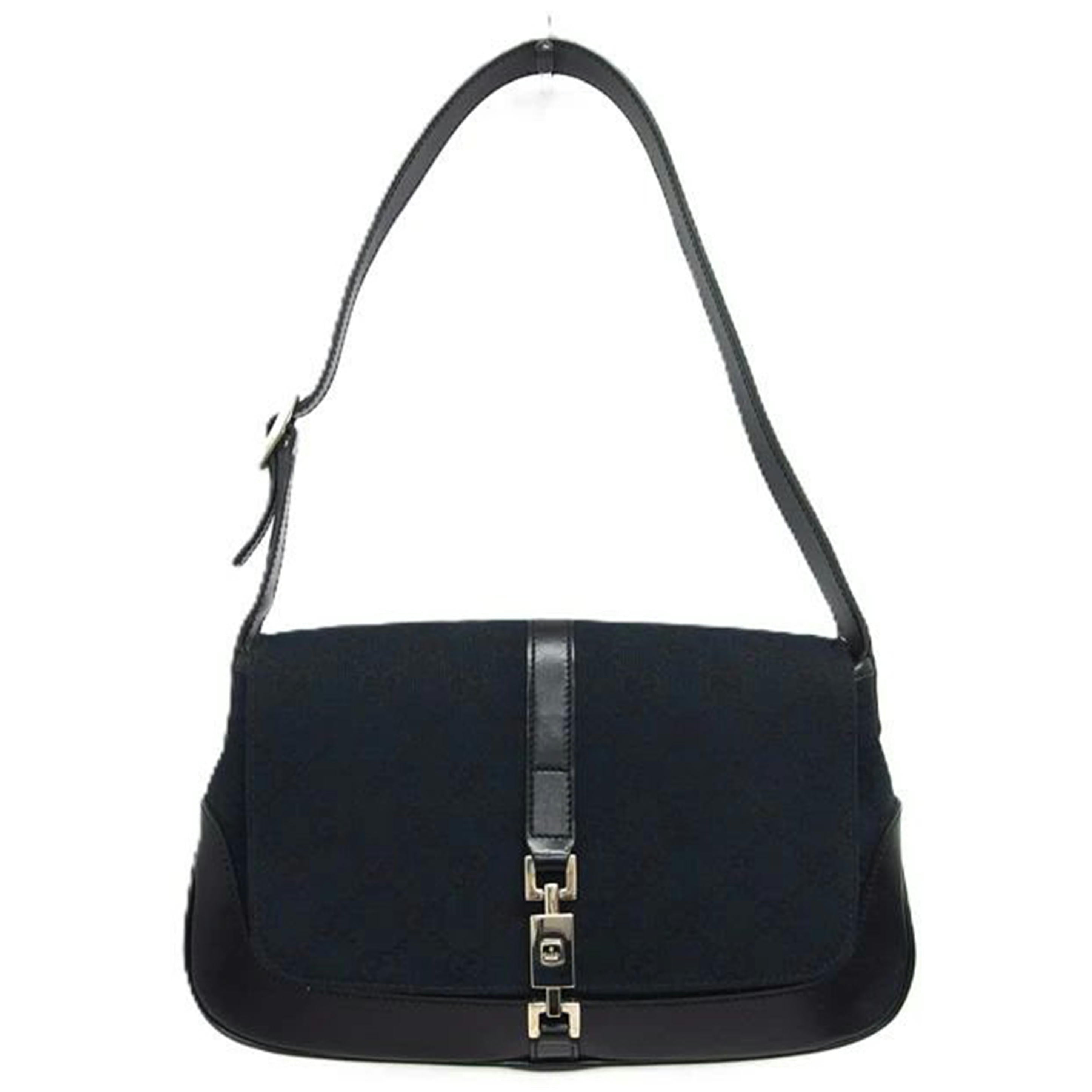 GUCCI グッチ/GGキャンバス ジャッキーセミショルダー/ブラック/001・3824//203***/ABランク/04