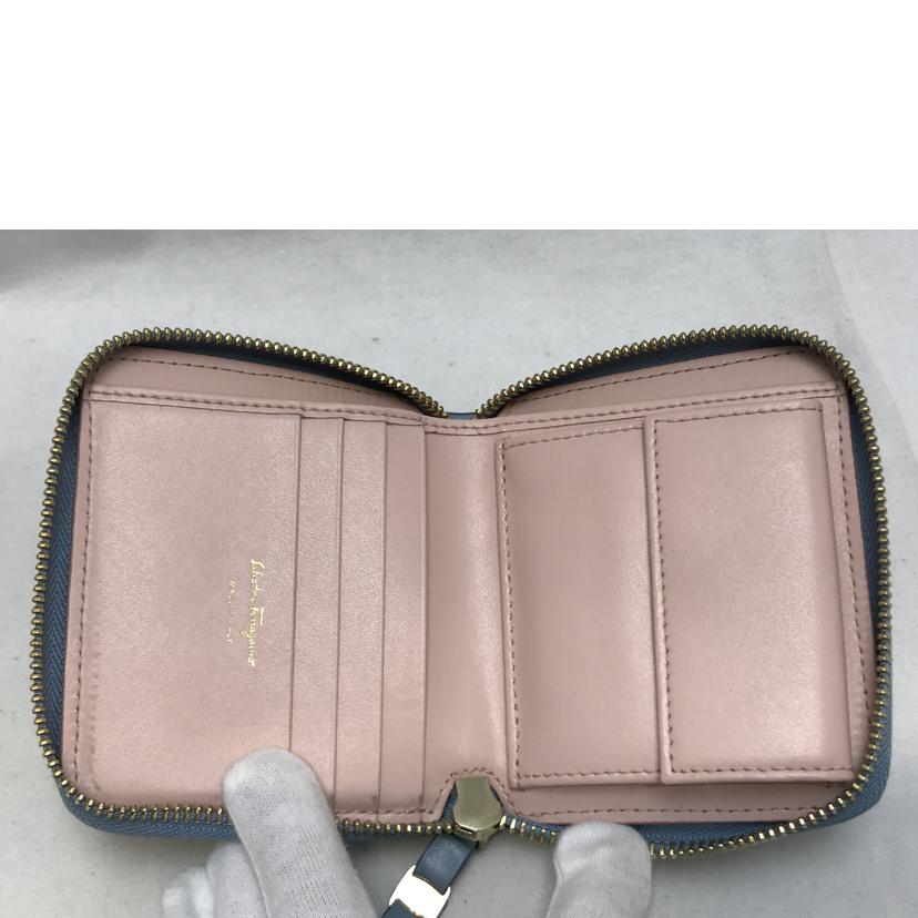 ferragamo サルヴァトーレフェラガモ/ガンチーニ ラウンド コインケース/JL-22//D27*/ABランク/51