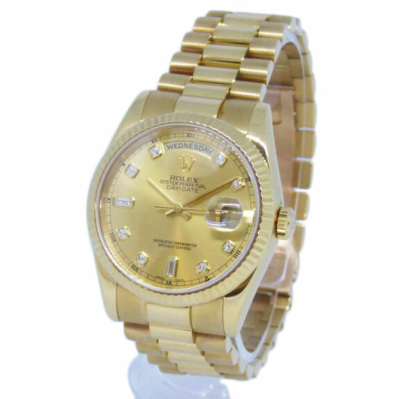 ROLEX ロレックス/デイデイト/金無垢/10P新ダイヤ/118238//A87****/ABランク/64
