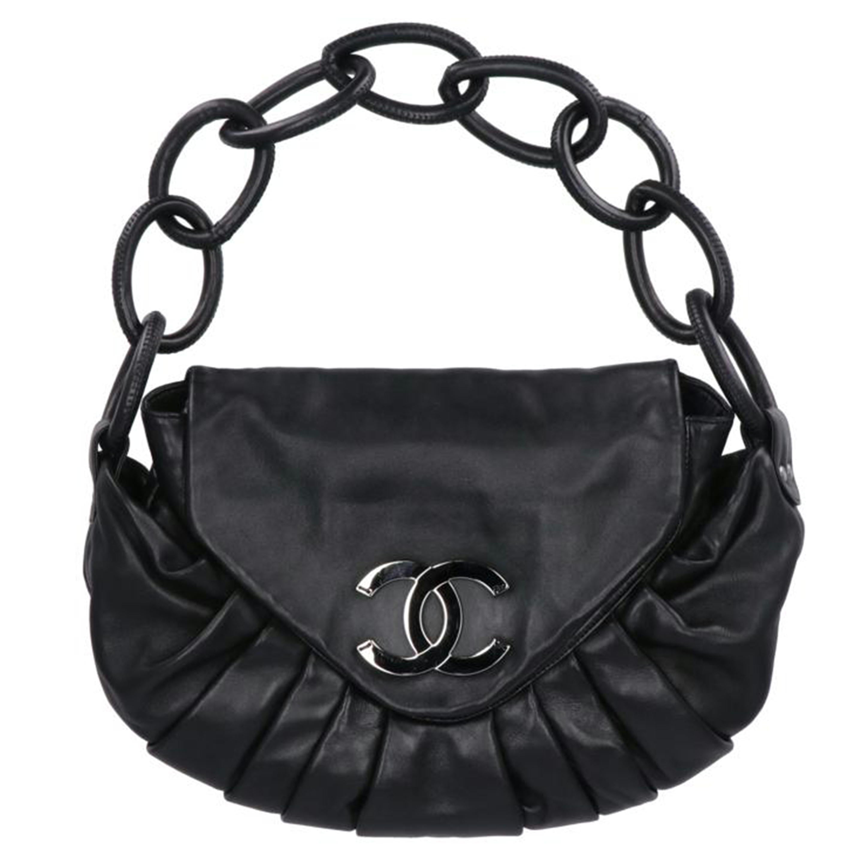 CHANEL シャネル/デカココプリーツリングチェーンショルダー//926****/Aランク/09