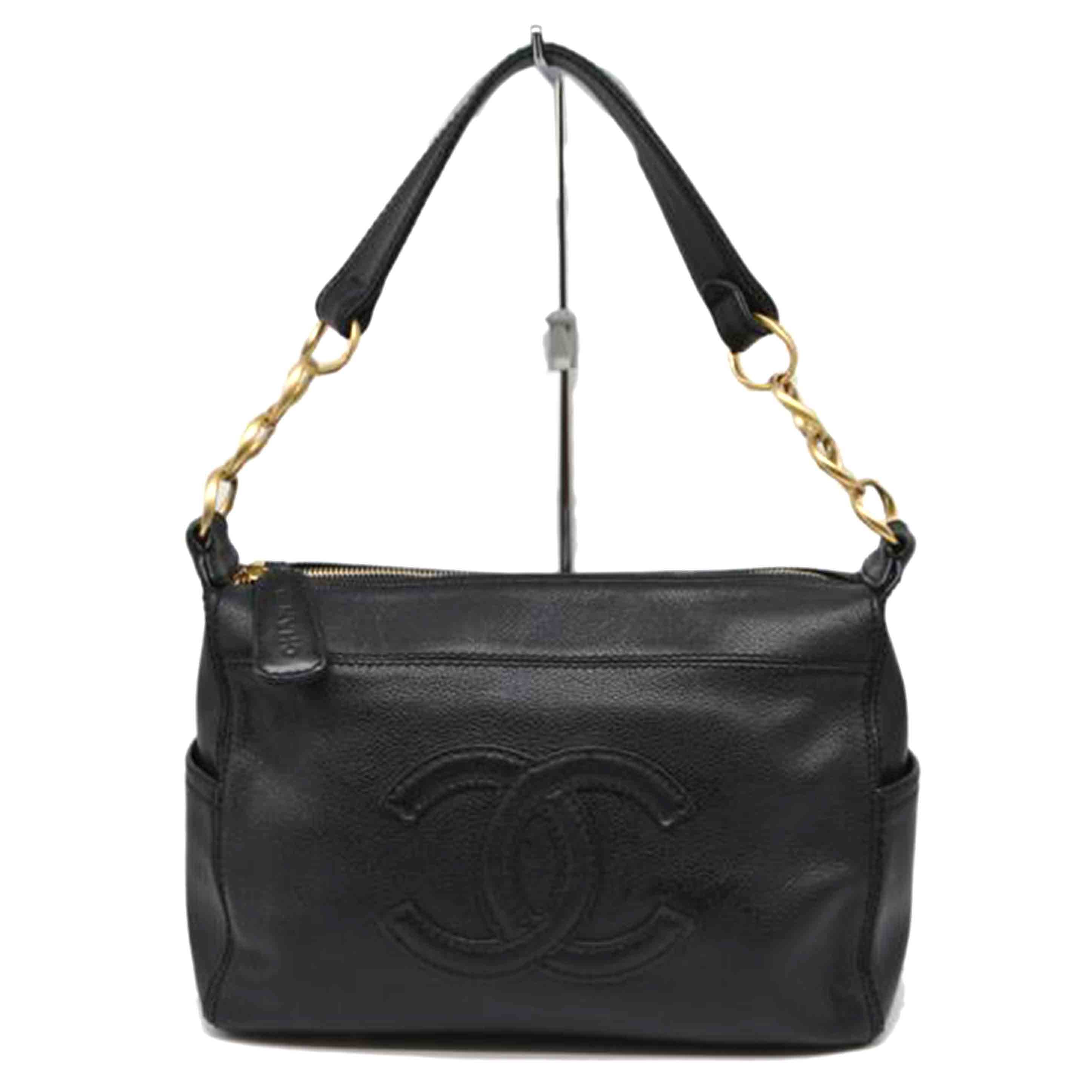 CHANEL シャネル/ソフトキャビアスキンココマークチェーンワンショルダー//838****/Aランク/89