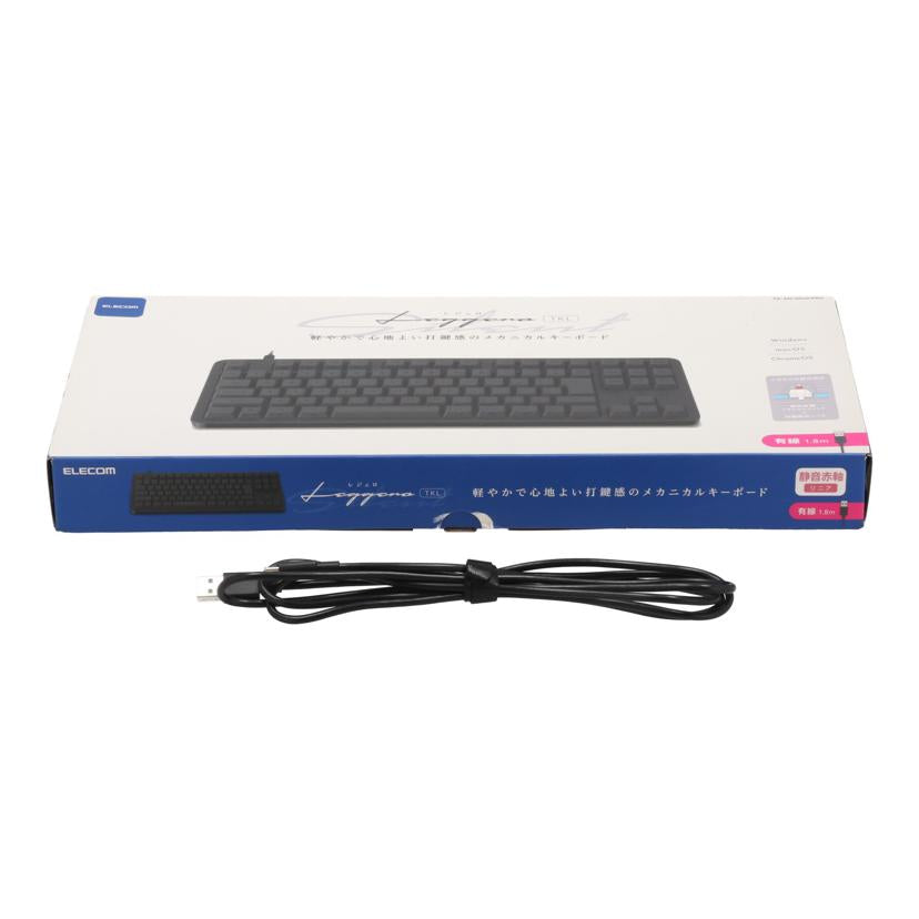ELECOM エレコム /有線メカニカルキーボード/レジェロ/TK-MC30UKPBK//5305483A/Aランク/22