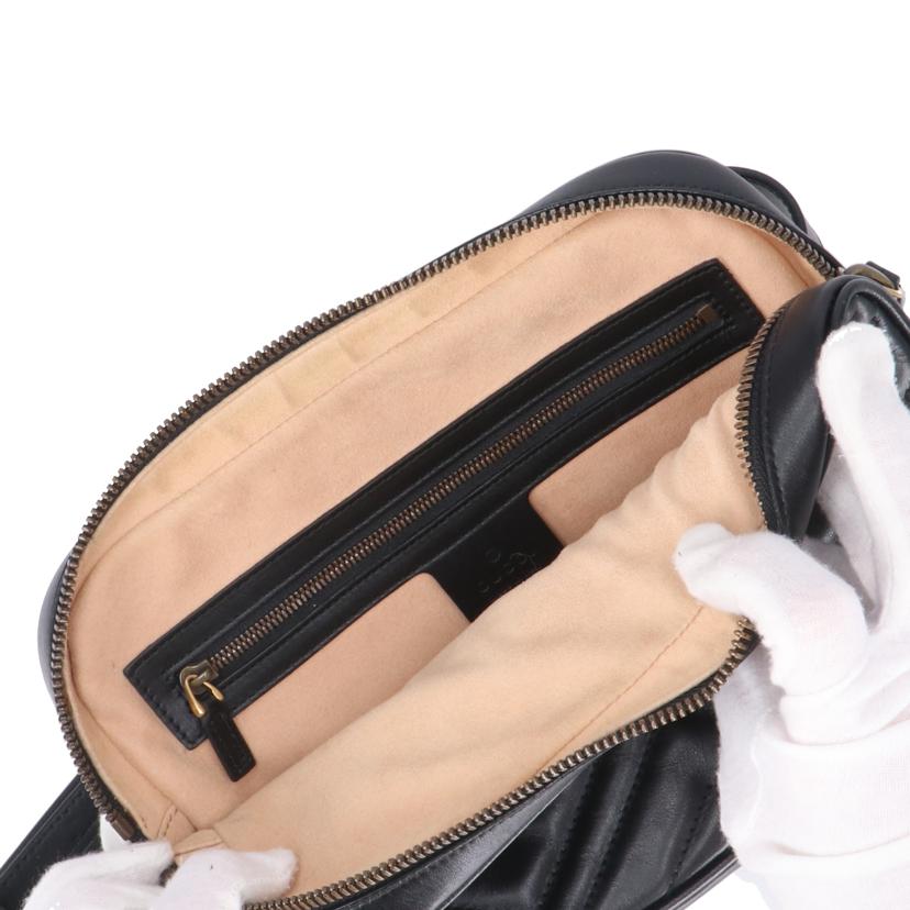 GUCCI グッチ/GGマーモントベルトバッグ/ボディバッグ/523380//467***/Aランク/91
