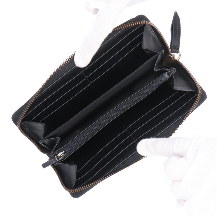 GUCCI グッチ/リネアキャット/レザーラウンドウォレット/548058 //218*/Aランク/91