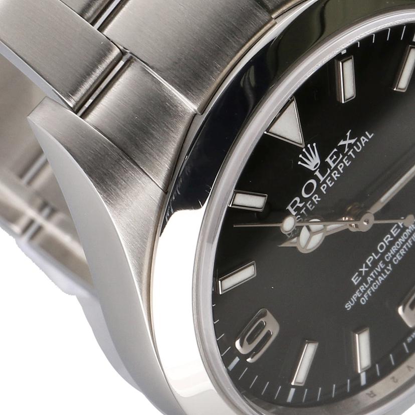ROLEX ロレックス/エクスプローラーⅠ/黒文字盤/SS/214270//94F*****/Aランク/75