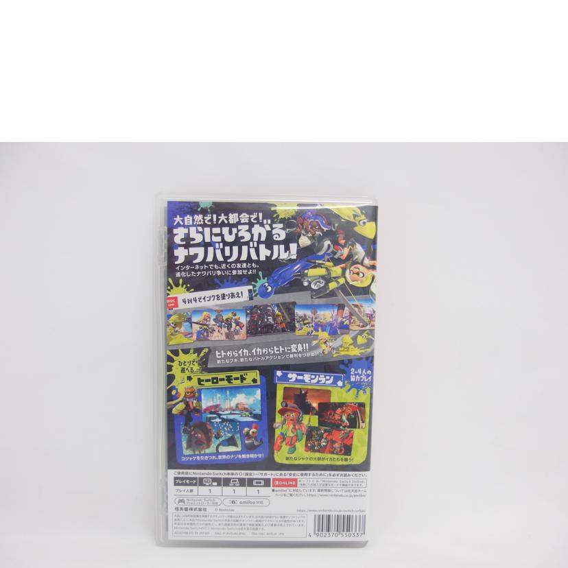Nintendo 任天堂/Switch/スプラトゥーン3/HAC-P-AV5JA//AV5JA09A000/ABランク/04