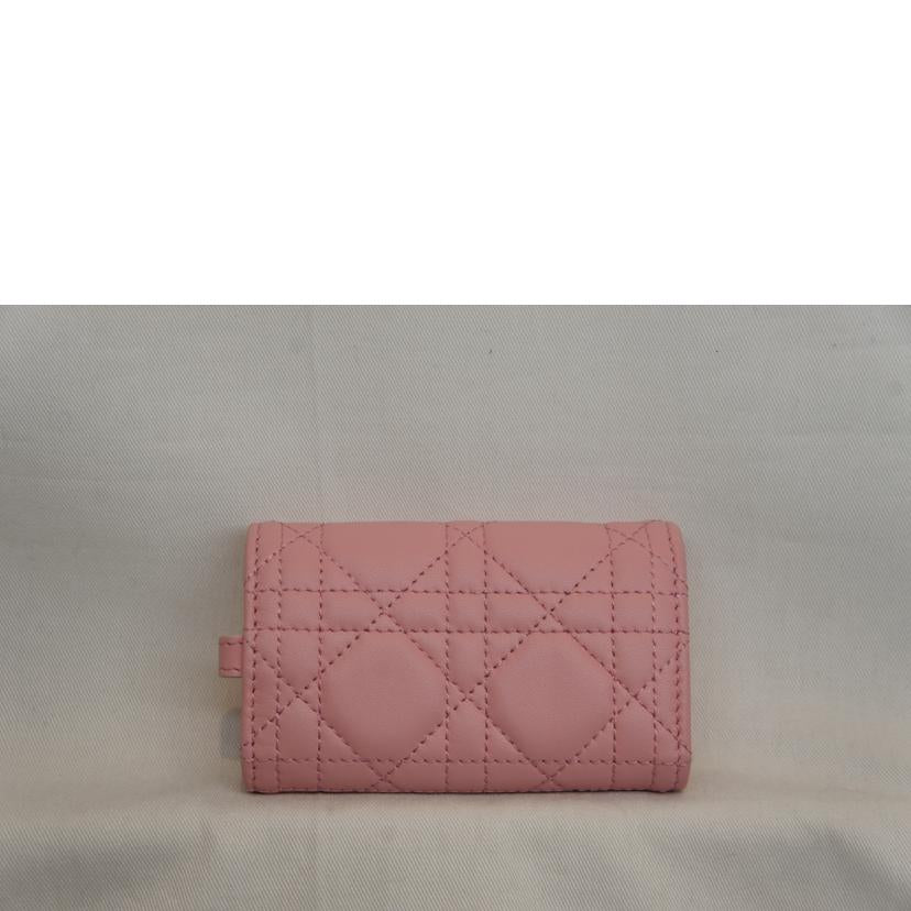 Christian Dior ディオール/MISS DIOR ラムスキンキーケースピンク//ABランク/92