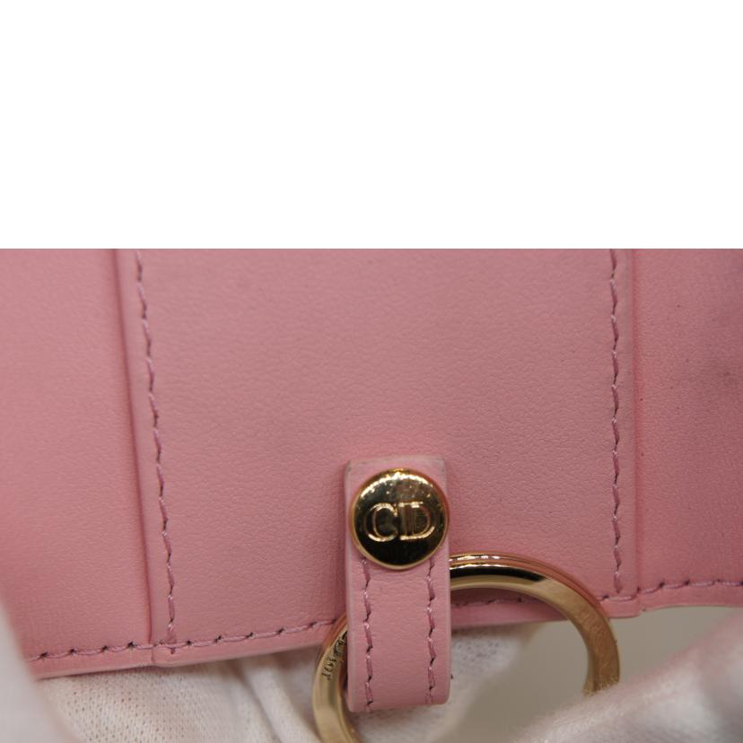 Christian Dior ディオール/MISS DIOR ラムスキンキーケースピンク//ABランク/92