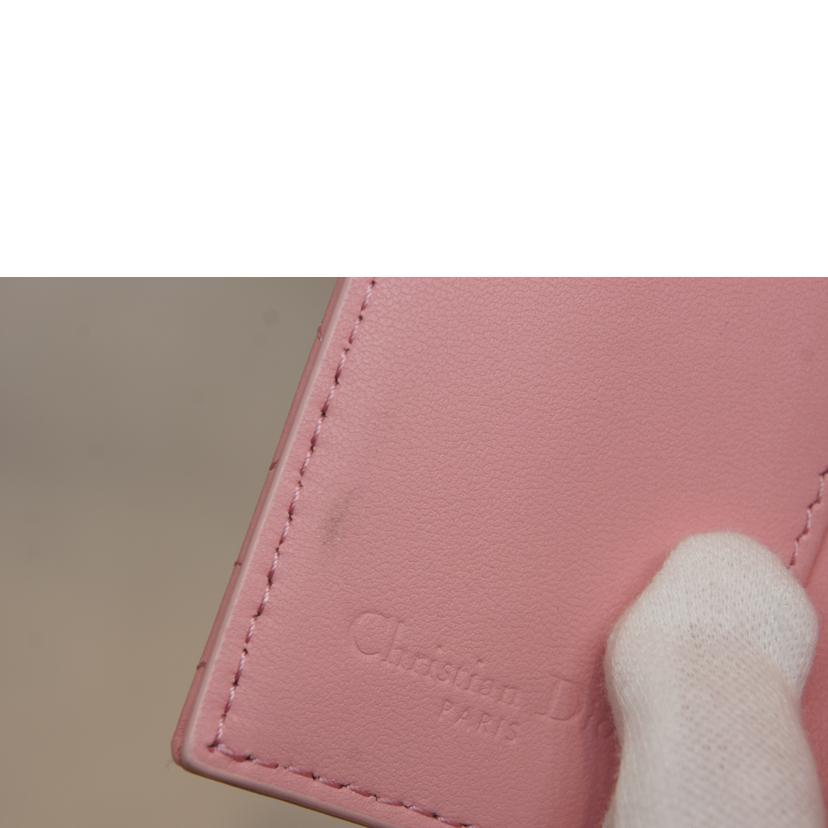 Christian Dior ディオール/MISS DIOR ラムスキンキーケースピンク//ABランク/92