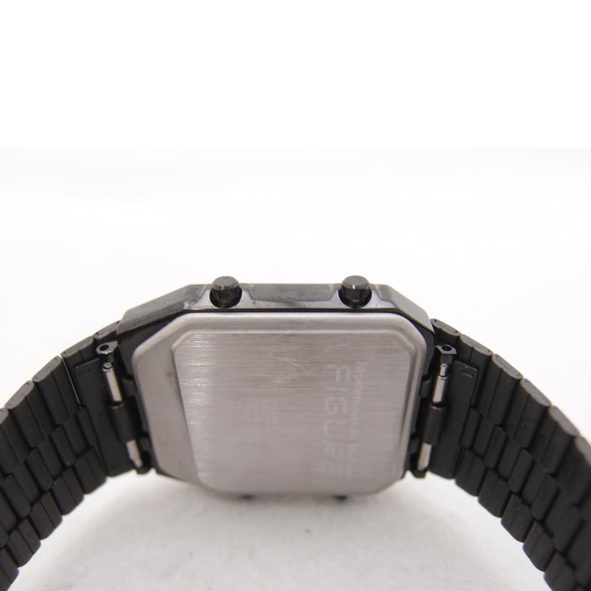 CITIZEN シチズン 腕時計 オールブラック ステンレス ムーブメントインモーション スクエアフェイス/FIGURE/デジアナ・テンプ/クォーツ/8989-S118883//9N1******/ABランク/69