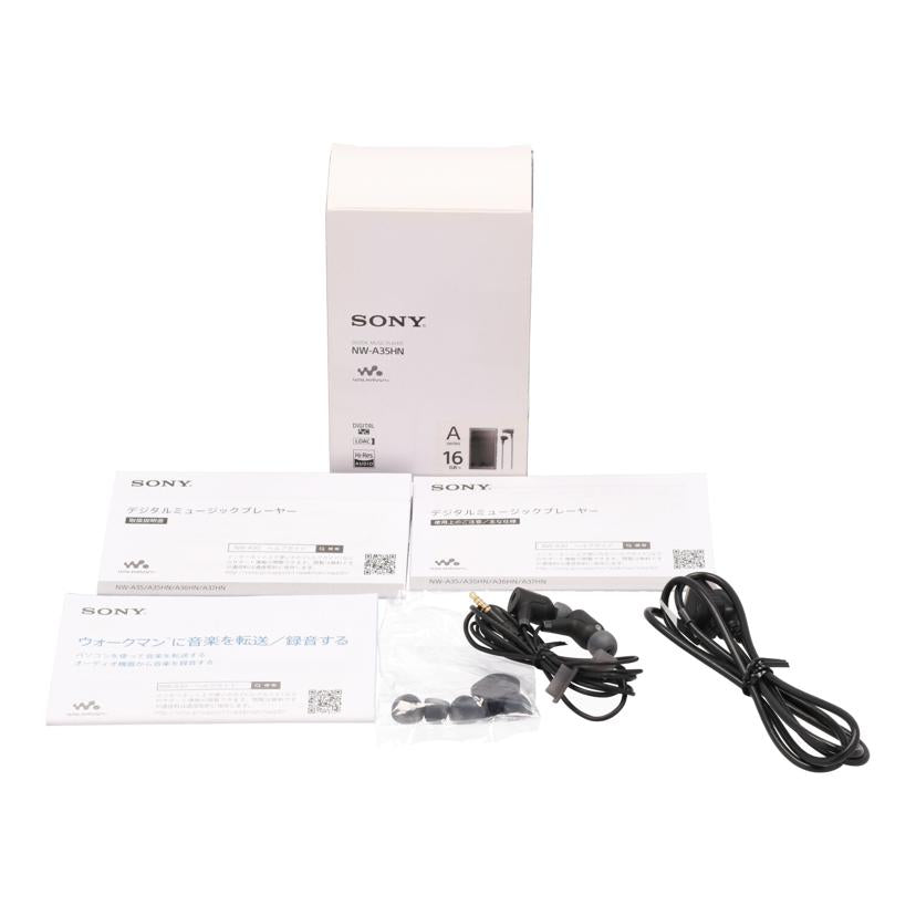SONY ソニー/ハイレゾ対応ウォークマン 16GB/NW-A35HN//S0150431111/Aランク/77