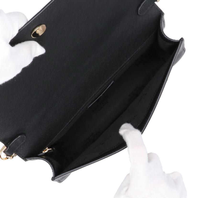 kate spade ケイトスペード/マディソンフラップコンバーチブルクロスボディ/ブラック/KC430//V09*/Aランク/77